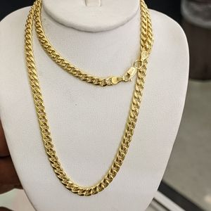 10kt Real Gold Miami Cuban Style chain 4mm 20 inch